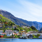 Aurlandsvangen in Sognefjord, Norway