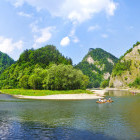 Dunajec River in Pieniny Mountains, Poland