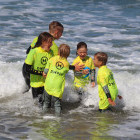 Surf school group in Portugal