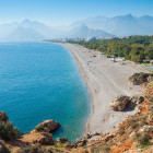 Konyaalti beach in Antalya, Turkey