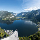 Lake viewpoint in Austria