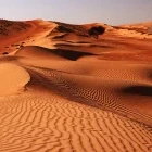 Sand dunes in Wahiba Sands, Oman