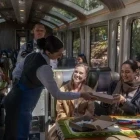Interior view of the train that runs through the Sacred Valley, Peru.