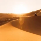 Dune buggy traversing the desert in Huacachina