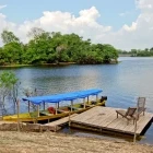 Boats in the Amazon Rainforest, Brazil