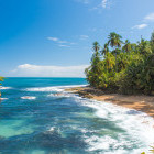 Beach in Puerto Viejo de Limon, Costa Rica