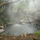 Thermal pools in Rincon de la Vieja , Costa Rica