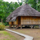 Traditional Kichwa house in Ecuador