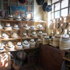 Panama hats in Cuneca, Ecuador