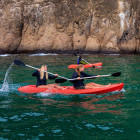 Kayaking in the Galapagos Islands.