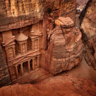 The Treasury in Petra, Jordan
