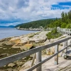 View of a walkway in Saguenay, Canada