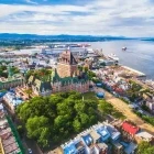 Aerial view of Québec City, Canada