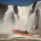 Boat adventure to Iguacu Falls in Brazil