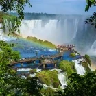 Walkway by Iguacu Falls in Brazil