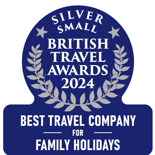 British Travel Awards - Awarded Silver in Best Travel Company for Family Holidays 2024