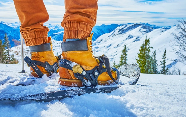 Snowshoes in the Dachstein Alps, Austria