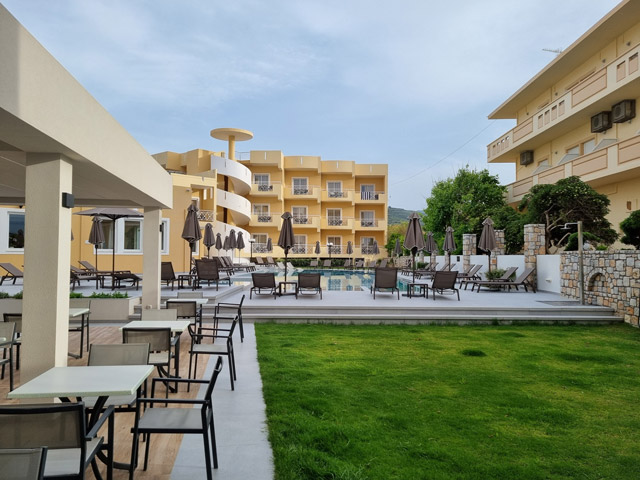 Sunny Bay Hotel in Crete, Greece.