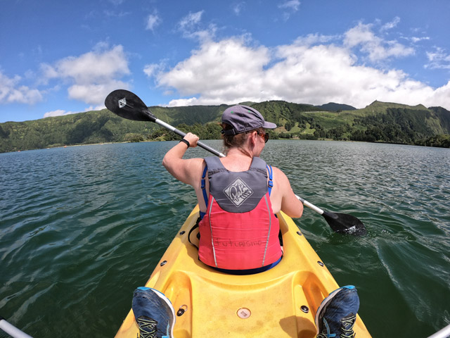 Kayking in the Azores