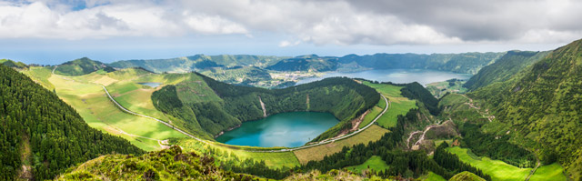 Sete Cidades in the Azores
