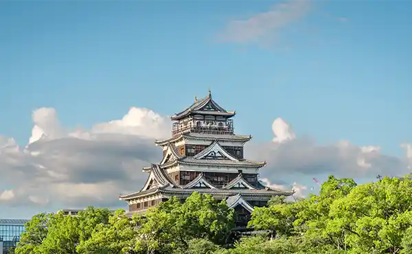 Hiroshima Castle, Hiroshima, Japan.