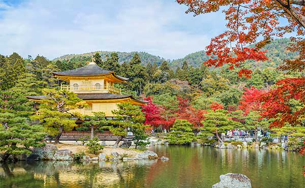 Kinkaku-ji Temple in Kyoto, Japan