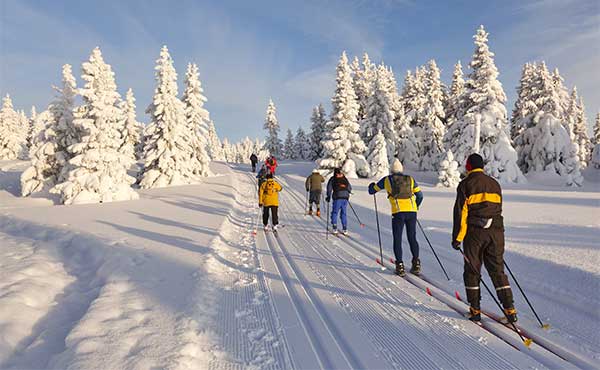 Cross-country skiing in Finland