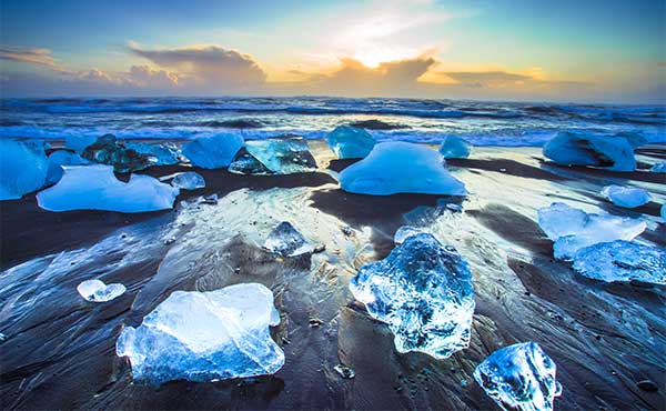 Diamond Beach in Iceland