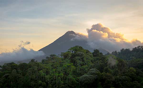 Arenal volcano in Costa Rica